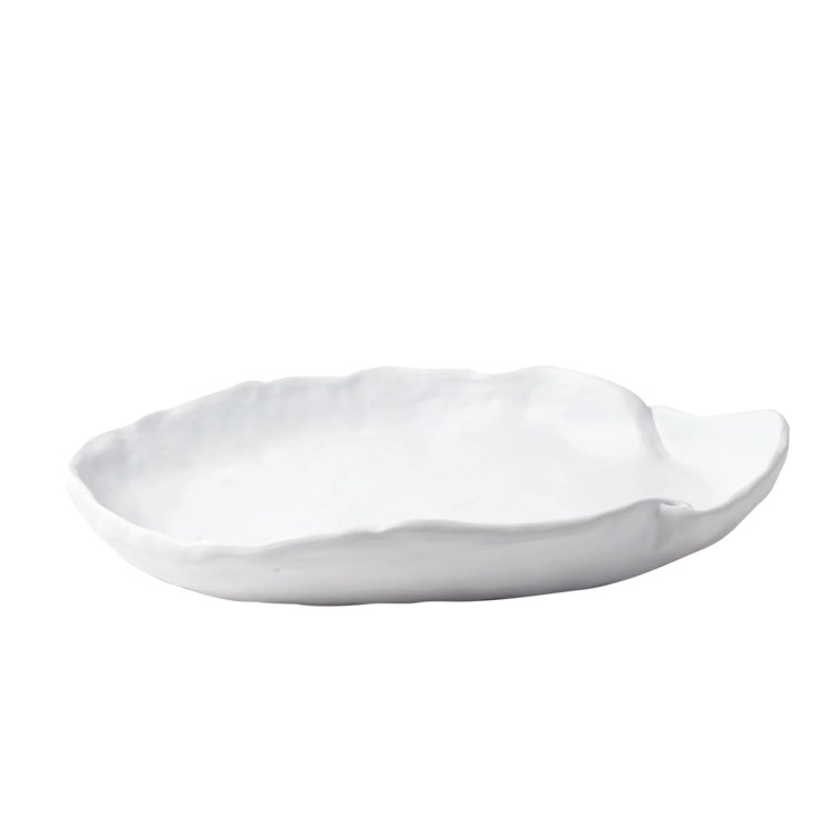 Matte White Ceramic Decorative Table Bowl