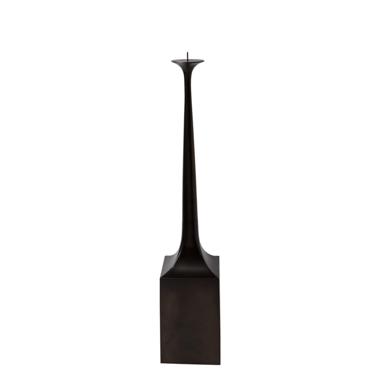 Bronze 29" Transitional Sculptural Candlestick