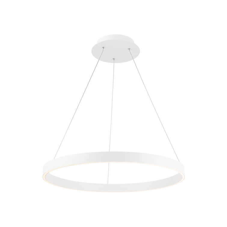 Sirius 24" White LED Pendant with Silicone Shade for Indoor/Outdoor