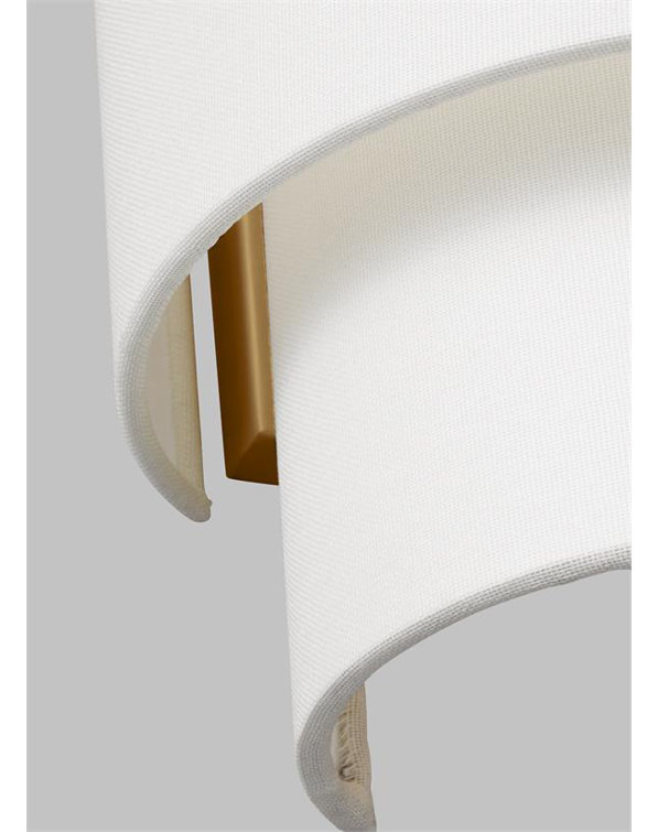 Sawyer Burnished Brass 14" Wall Sconce