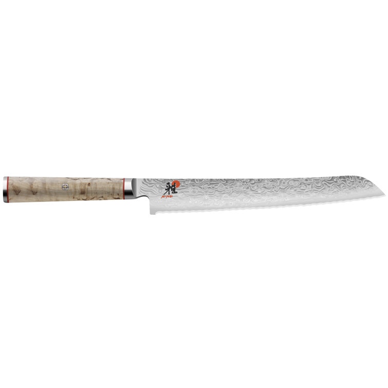 Miyabi 9-inch Multi-Colored Wood Handle Bread Knife