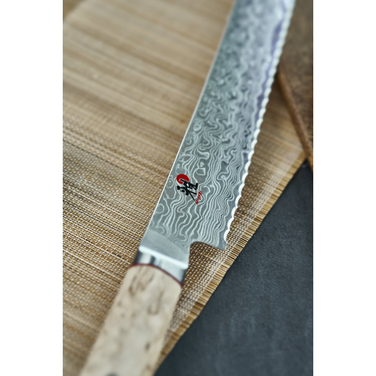 Miyabi 9-inch Multi-Colored Wood Handle Bread Knife