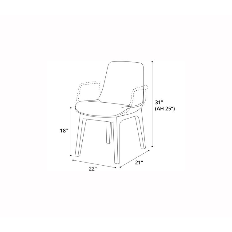 Gibraltar Fabric Upholstered Arm Chair with Wood Frame