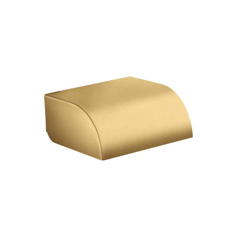 Brushed Gold Modern Wall Mounted Toilet Paper Holder