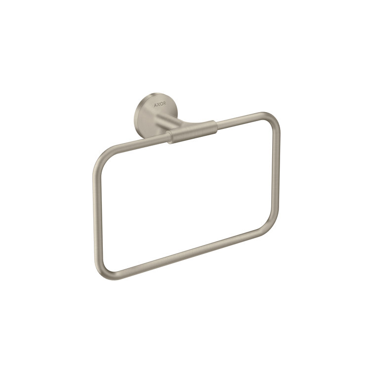 Brushed Nickel Modern Wall Mounted Towel Ring