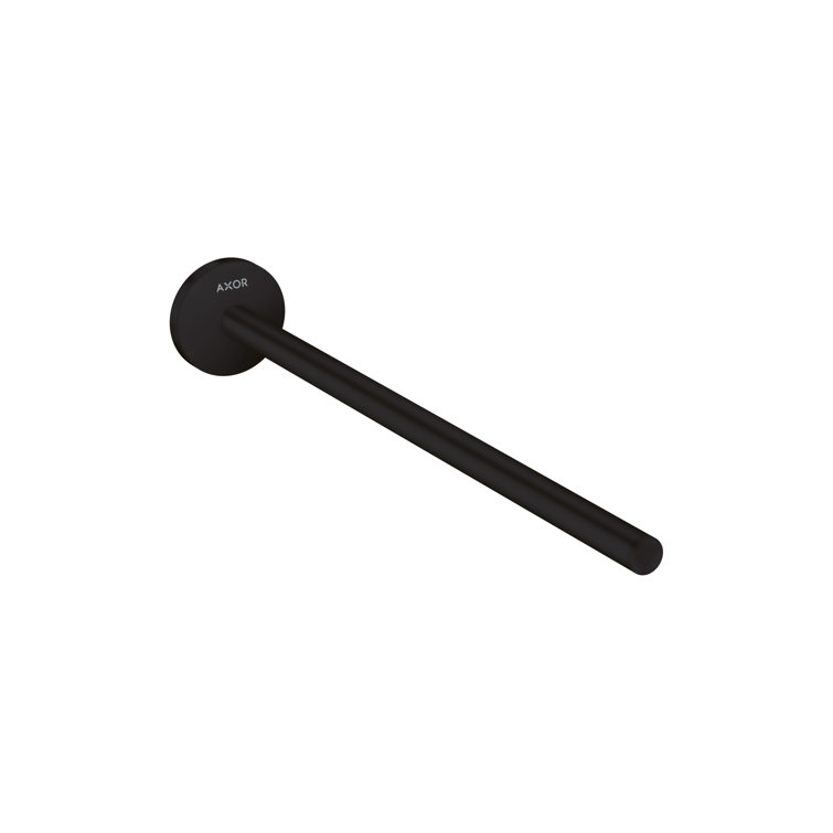 Matte Black Modern Wall Mounted Towel Bar