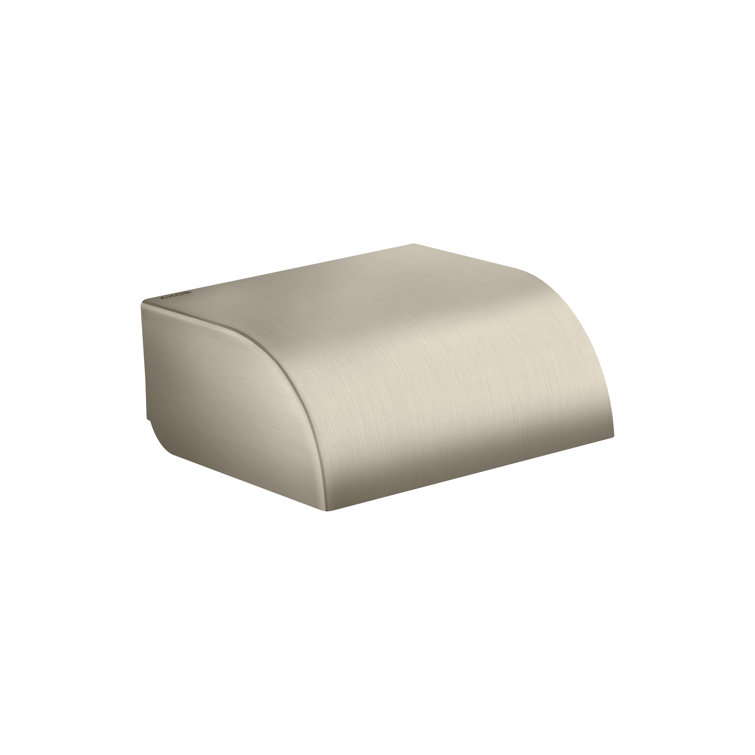 Brushed Nickel Modern Wall Mount Toilet Paper Holder