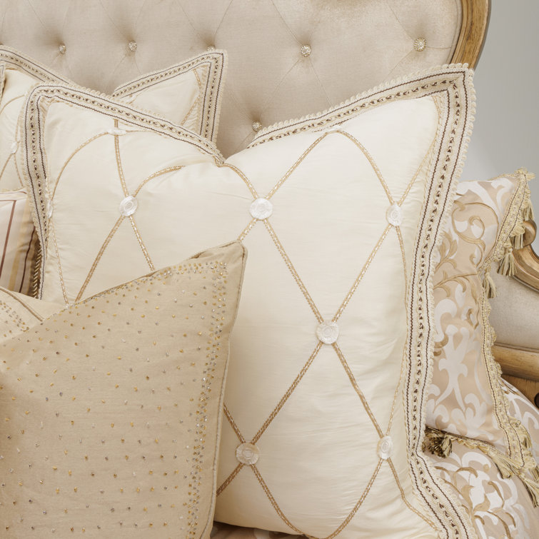 Luxembourg Cream and Gold King Comforter Set
