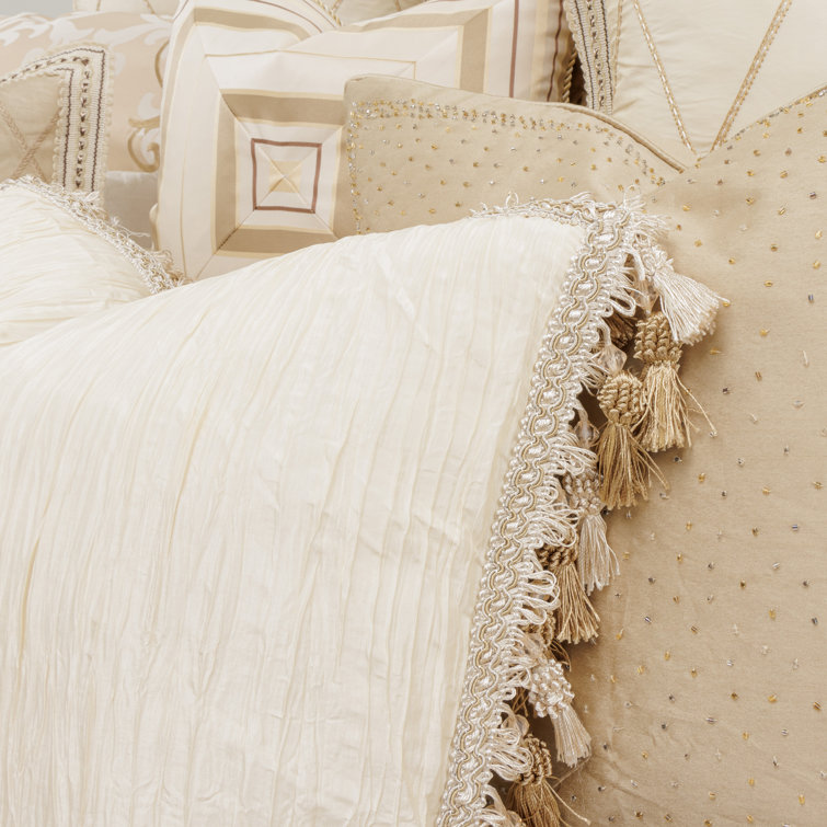 Luxembourg Cream and Gold King Comforter Set