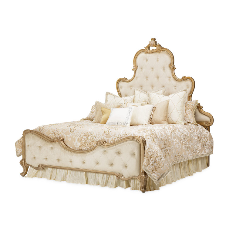 Luxembourg Cream and Gold King Comforter Set