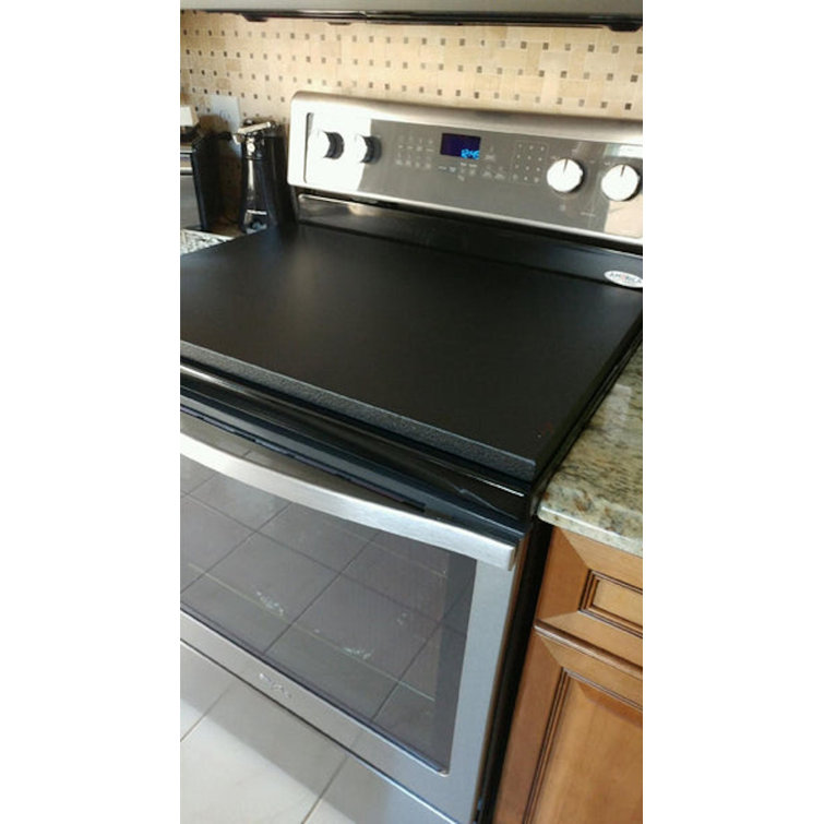 Universal Black Steel Range Cooktop Cover, 28.5" x 20"