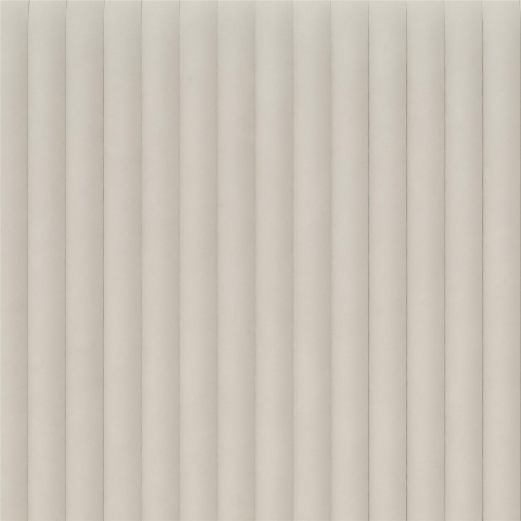 Holly Queen Ivory Velvet Wingback Upholstered Bed