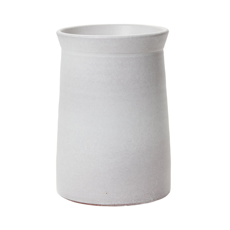 Handcrafted White Ceramic Bud Table Vase