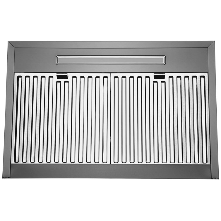 30" Black Stainless Steel Convertible Wall Mount Range Hood