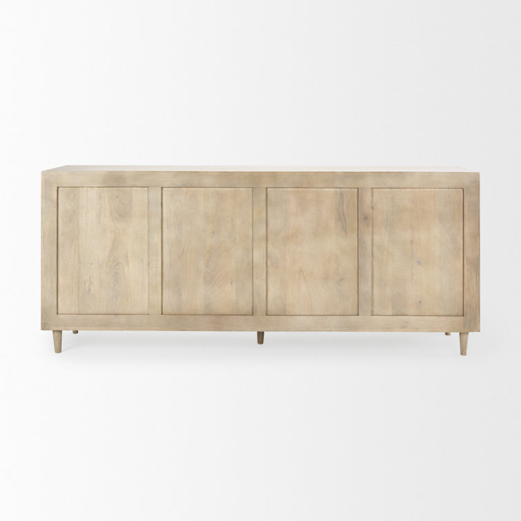 Claudia 71.75'' Light Brown Mango Wood Sideboard