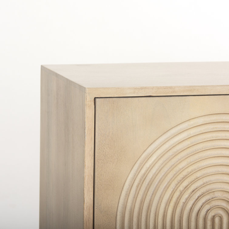 Claudia 71.75'' Light Brown Mango Wood Sideboard