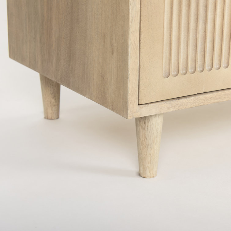 Claudia 71.75'' Light Brown Mango Wood Sideboard