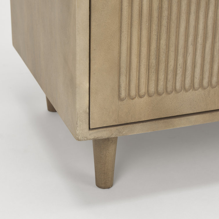 Apia Light Brown Solid Mango Wood Storage Cabinet