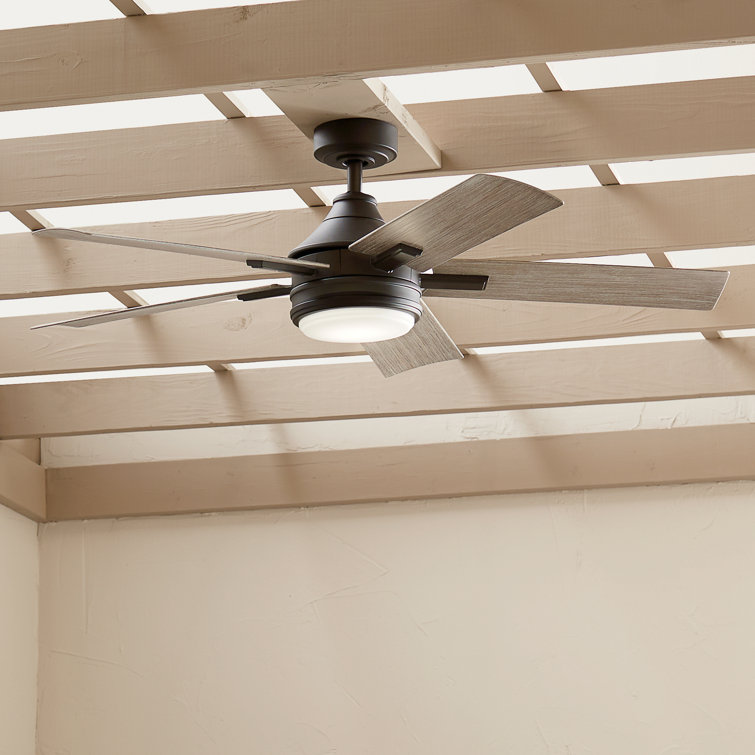 52-Inch Olde Bronze Ceiling Fan with LED Light and Remote