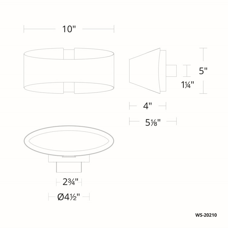 Brushed Nickel LED Wall Sconce with Silicone Diffuser