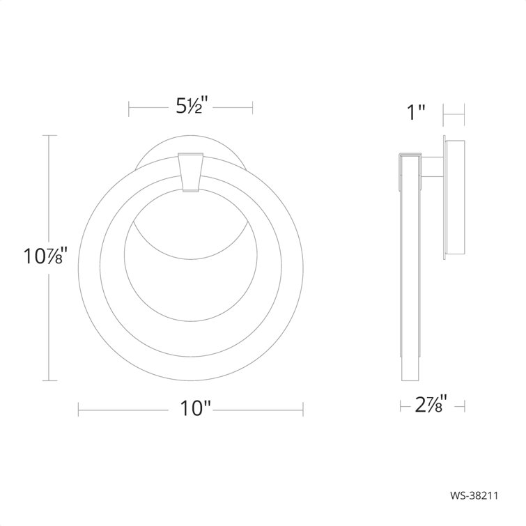 Aged Brass Artisanal Glass 1-Light Dimmable LED Sconce