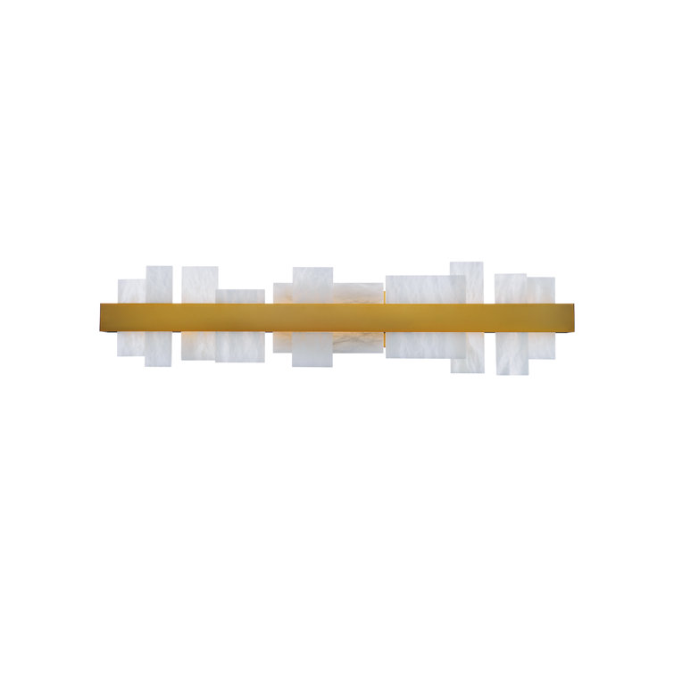 37-Inch Aged Brass Dimmable LED Vanity Light