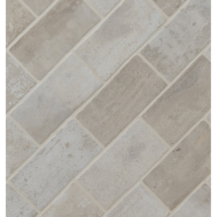 Capella Ivory 5'' x 10'' Matte Porcelain Brick Look Tile