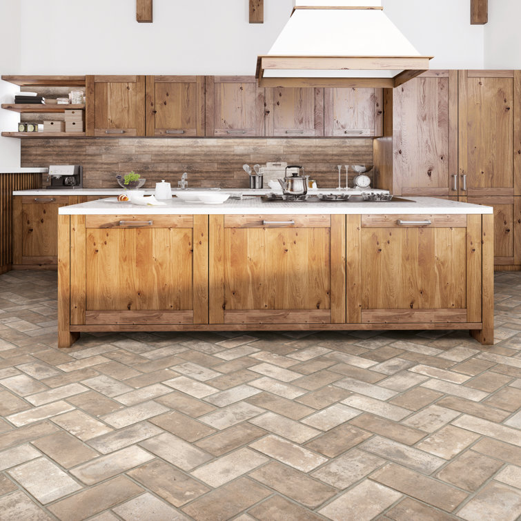 Capella Ivory 5'' x 10'' Matte Porcelain Brick Look Tile