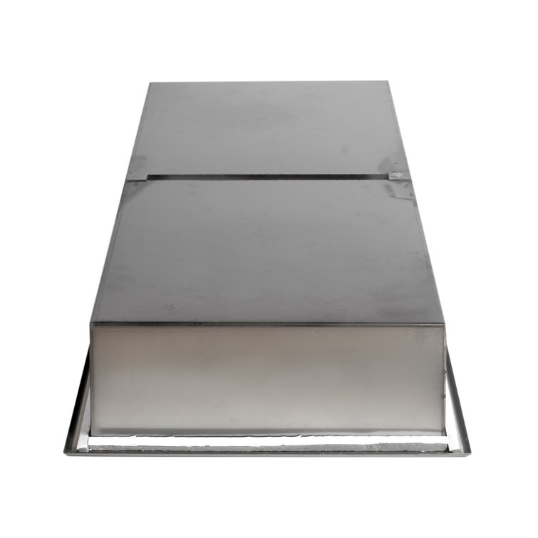 Brushed Black Stainless Steel Double Shelf Shower Niche