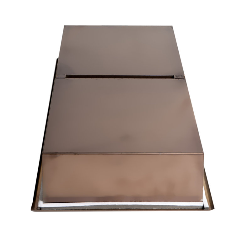 Brushed Copper Stainless Steel Double Shelf Shower Niche