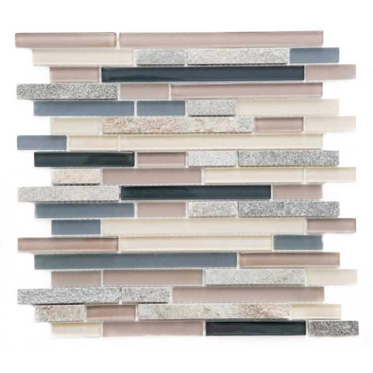 Victory Brick 1" x 3" Glass Mosaic Tile