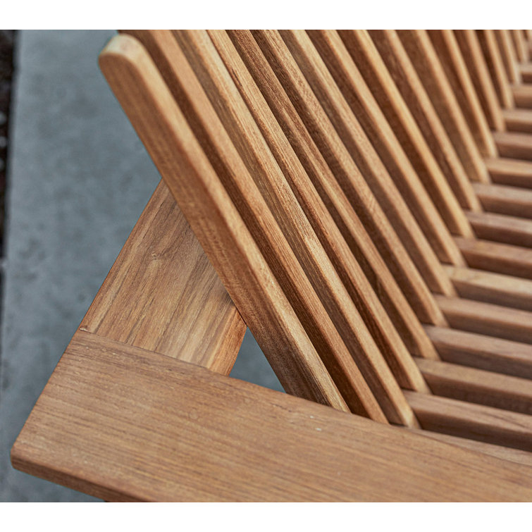 Amaze Teak Dining Chair with Grey Cushions