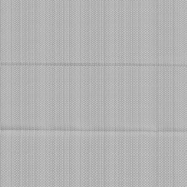 Gray Basketweave Cordless Blackout Roman Shade