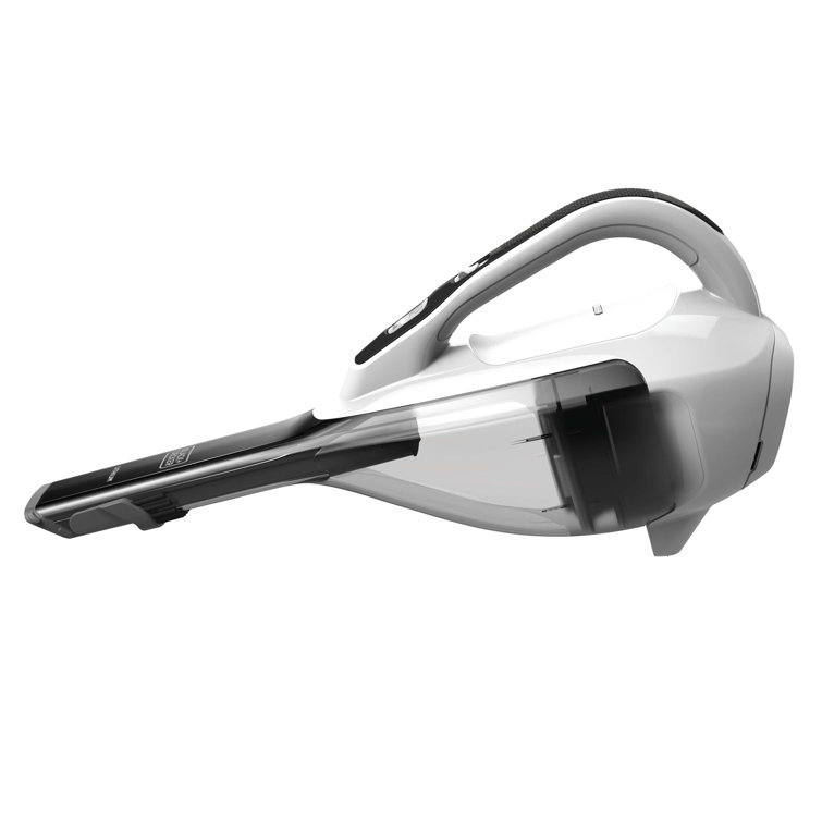 Powder White Cordless Handheld Vacuum with Foam Filter