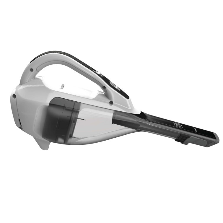 Powder White Cordless Handheld Vacuum with Foam Filter