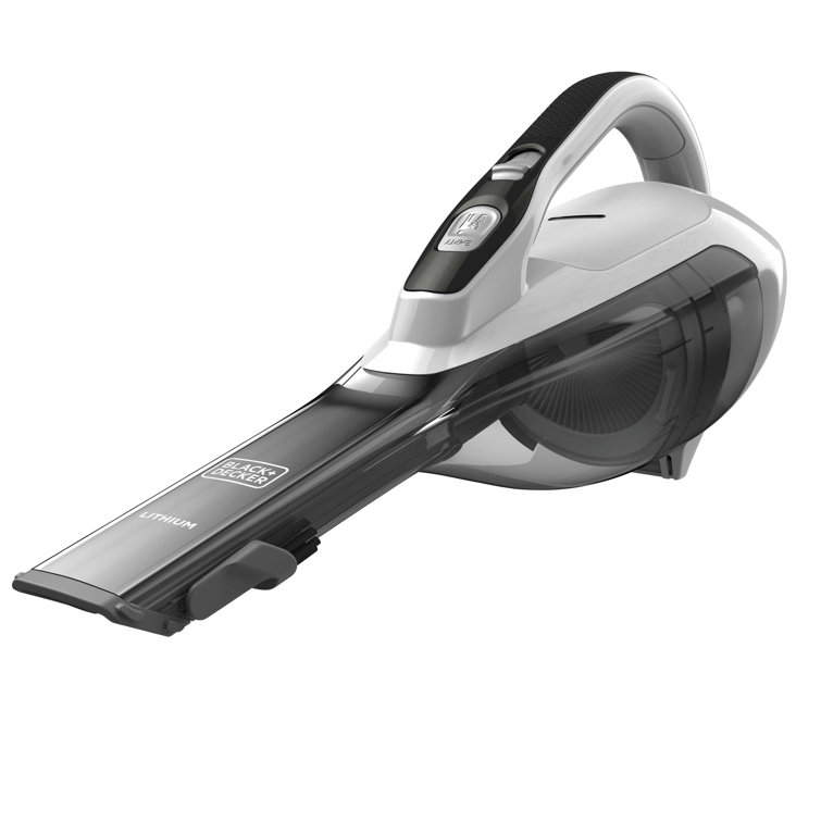 Powder White Cordless Handheld Vacuum with Foam Filter