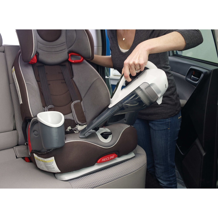 Powder White Cordless Handheld Vacuum with Foam Filter