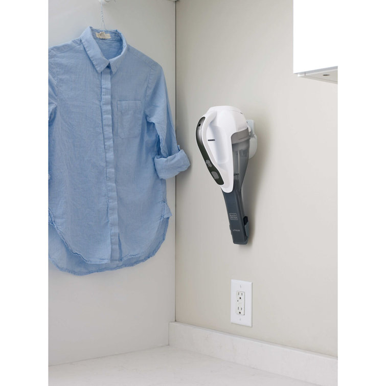 Powder White Cordless Handheld Vacuum with Foam Filter