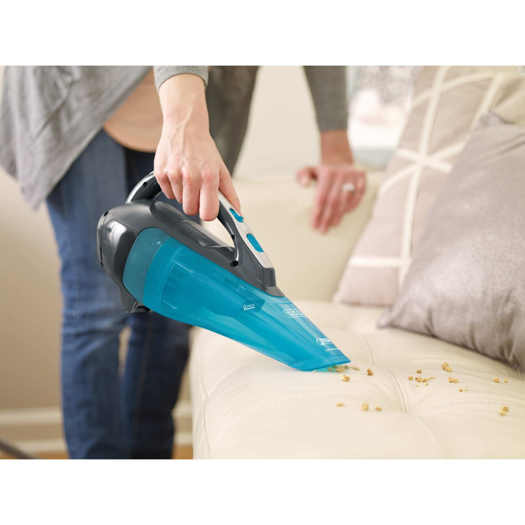Black and Blue Cordless Wet/Dry Handheld Vacuum for Pets