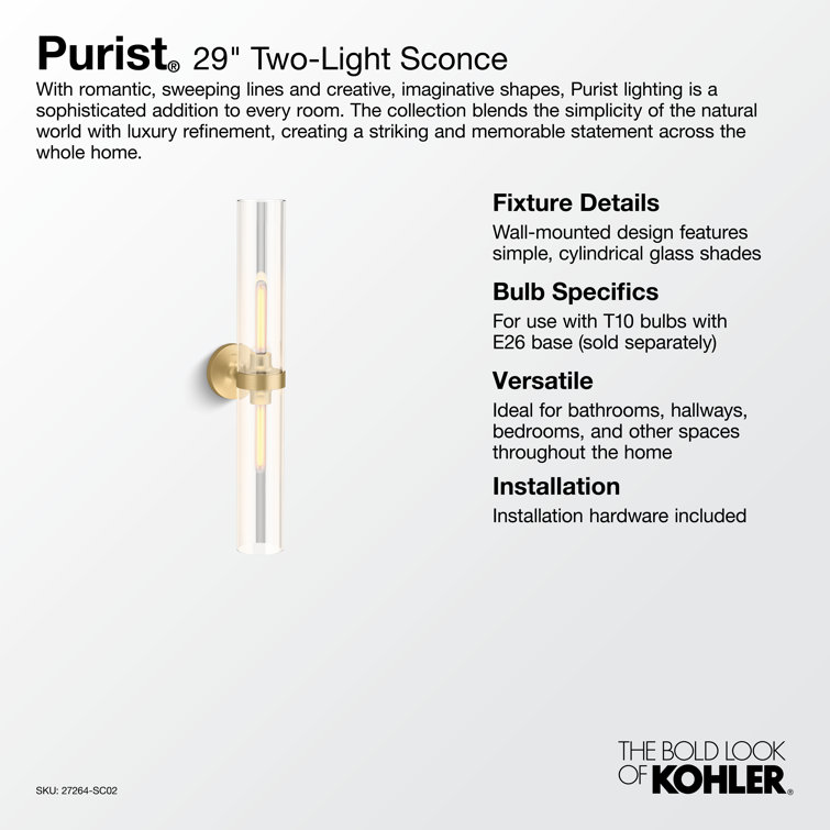 Titanium Silver Modern Direct Wired Sconce