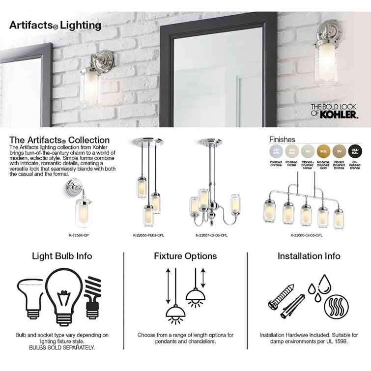 French Gold Direct Wired Electric Wall Sconce with Clear Glass Shade