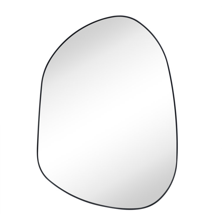 36'' Oil Rubbed Bronze Asymmetrical Metal Framed Mirror