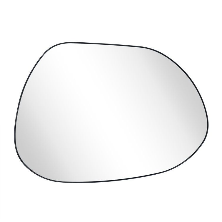 36'' Oil Rubbed Bronze Asymmetrical Metal Framed Mirror
