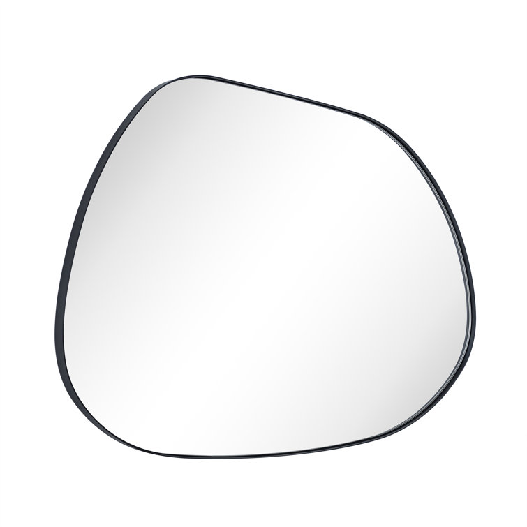 36'' Oil Rubbed Bronze Asymmetrical Metal Framed Mirror