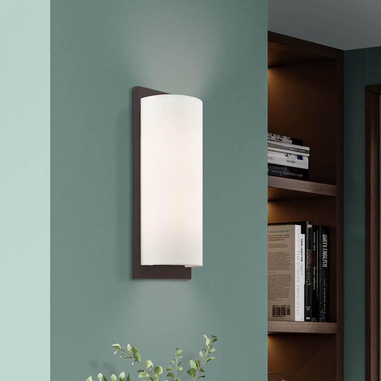 Bronze Steel Dimmable Rectangle Wall Sconce