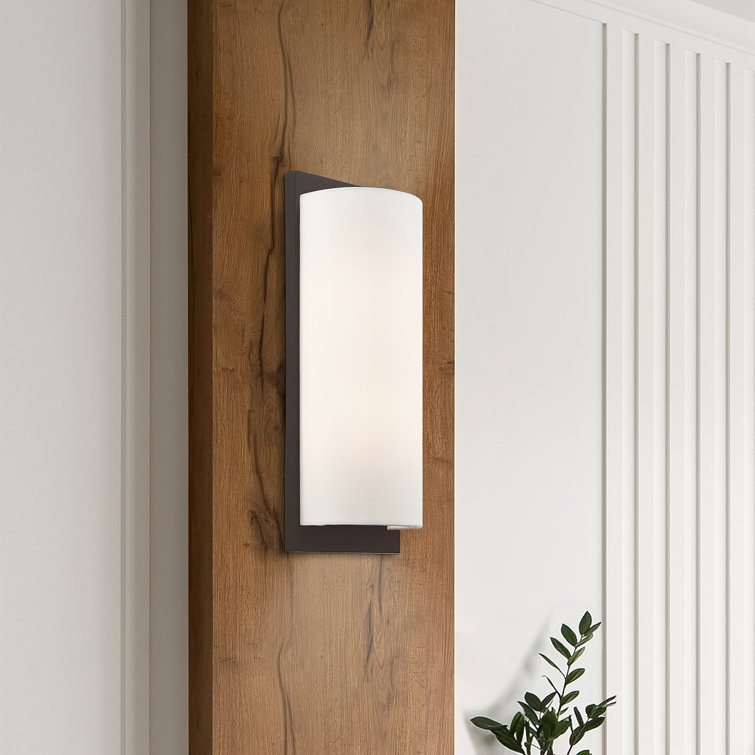 Bronze Steel Dimmable Rectangle Wall Sconce