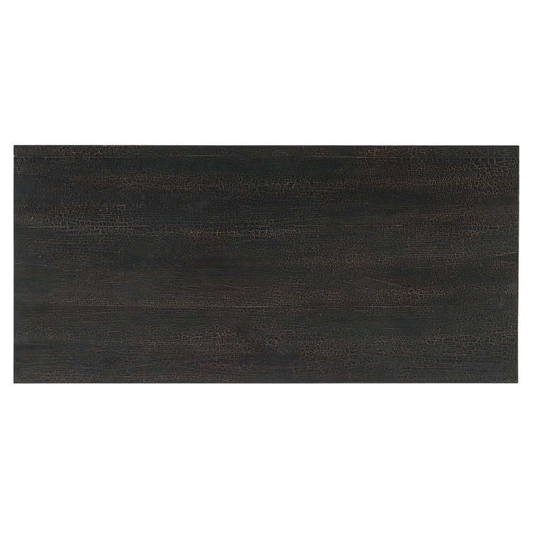Black Hickory Veneer Nightstand with Dovetail Drawer