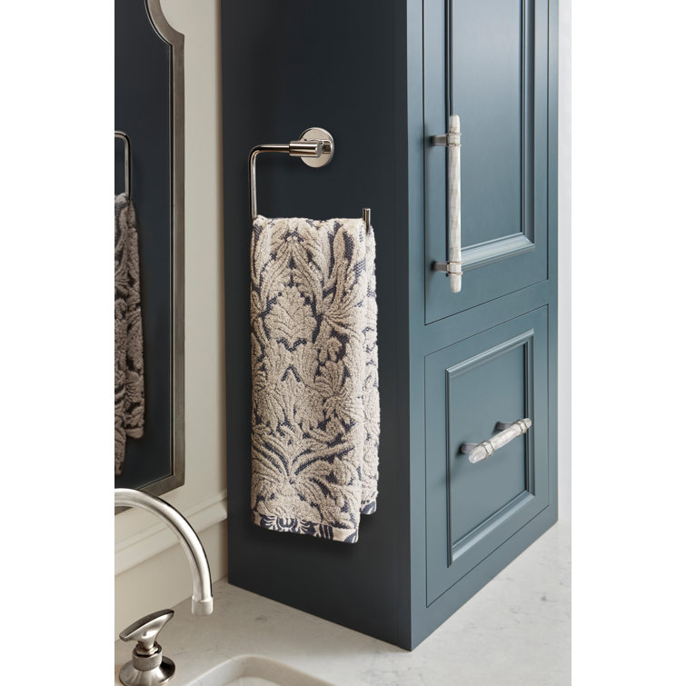 Polished Stainless Steel Modern Wall Mounted Towel Ring