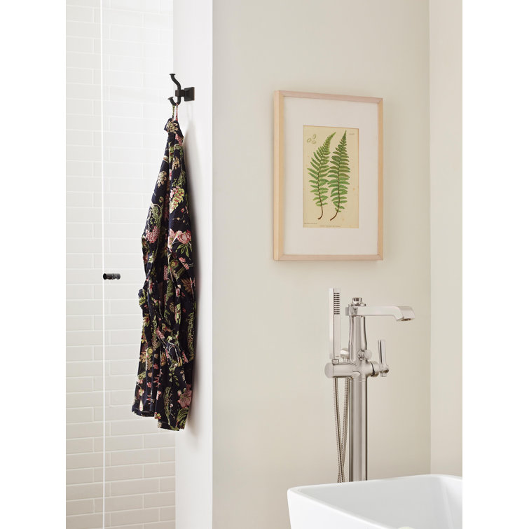 Oil-Rubbed Bronze Double Prong Wall Mounted Robe Hook