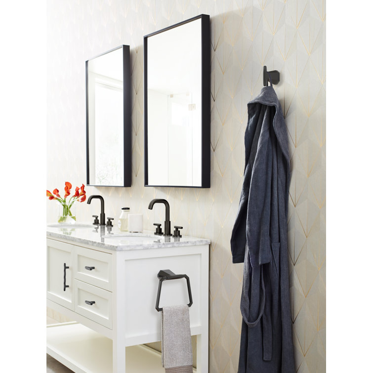 Matte Black Single Prong Zinc Wall Hook